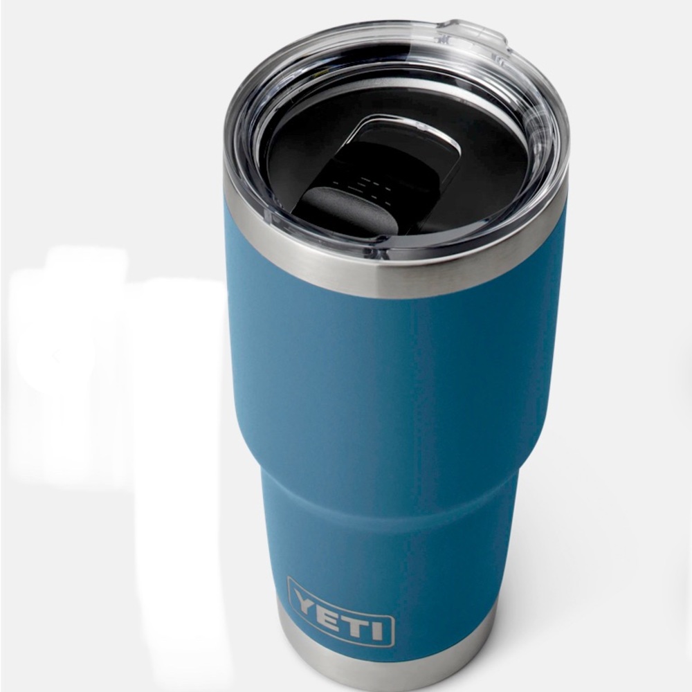 30 ounce Oz YETI rambler tumbler mug Cup limited edition color NORDIC BLUE w lid